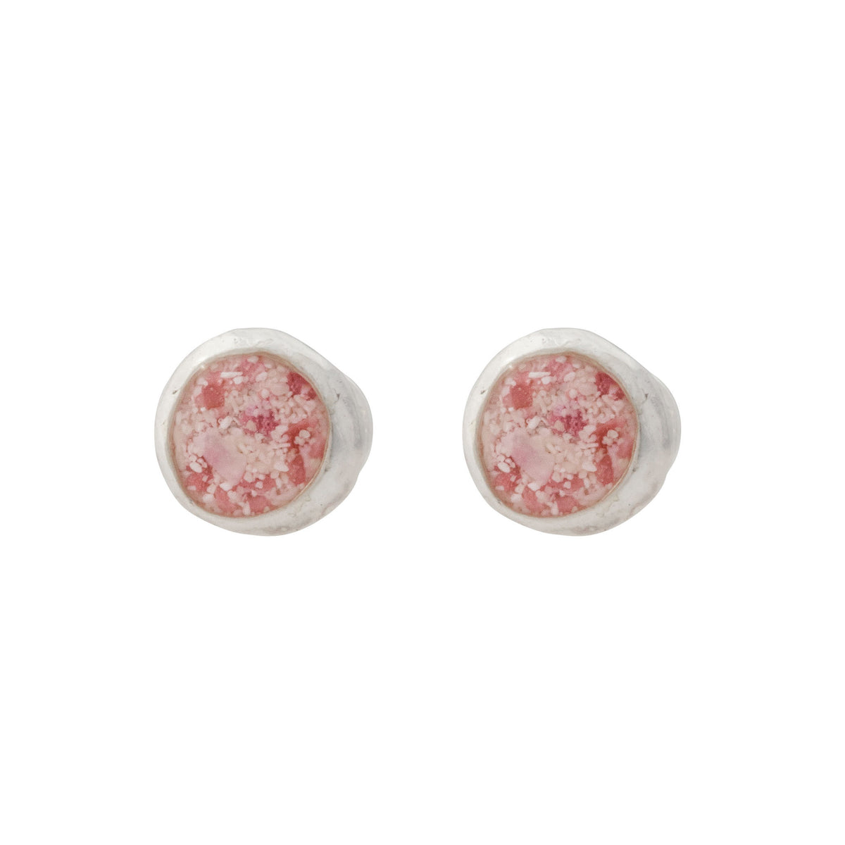 Splash ~ Circle (Medium) Stud Earrings - Alexandra Mosher Studio Jewellery Bermuda Fine