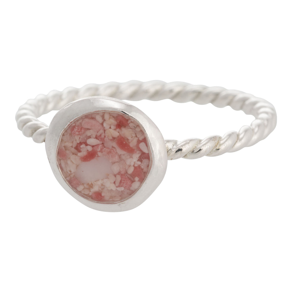 Splash ~ Circle (Small) Braided Band Ring - Alexandra Mosher Studio Jewellery Bermuda Fine