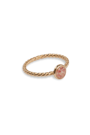 Splash ~ Circle (Small) Braided Band Ring in Gold - Alexandra Mosher Studio Jewellery Bermuda Fine