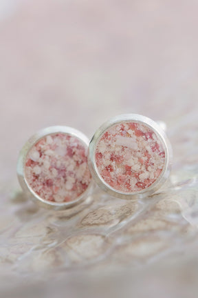 Men's Splash ~ Medium Cufflinks - Alexandra Mosher Studio Jewellery Bermuda Fine