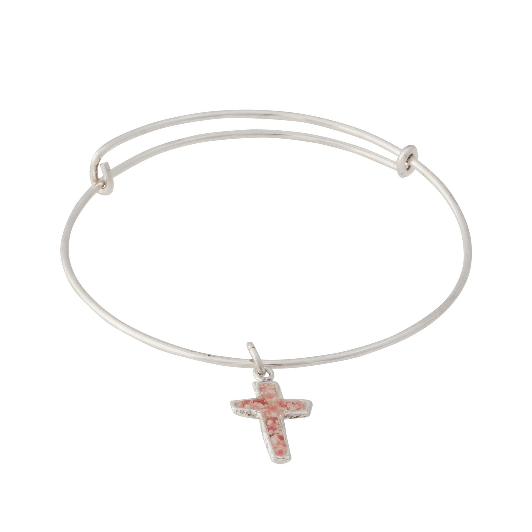 Stainless Steel Magnetic Cross Charm Bangle Bracelet – Olivia & Danielle  Collections 🌸
