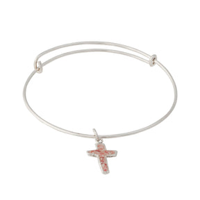 Splash ~ Cross Bangle - Alexandra Mosher Studio Jewellery Bermuda Fine