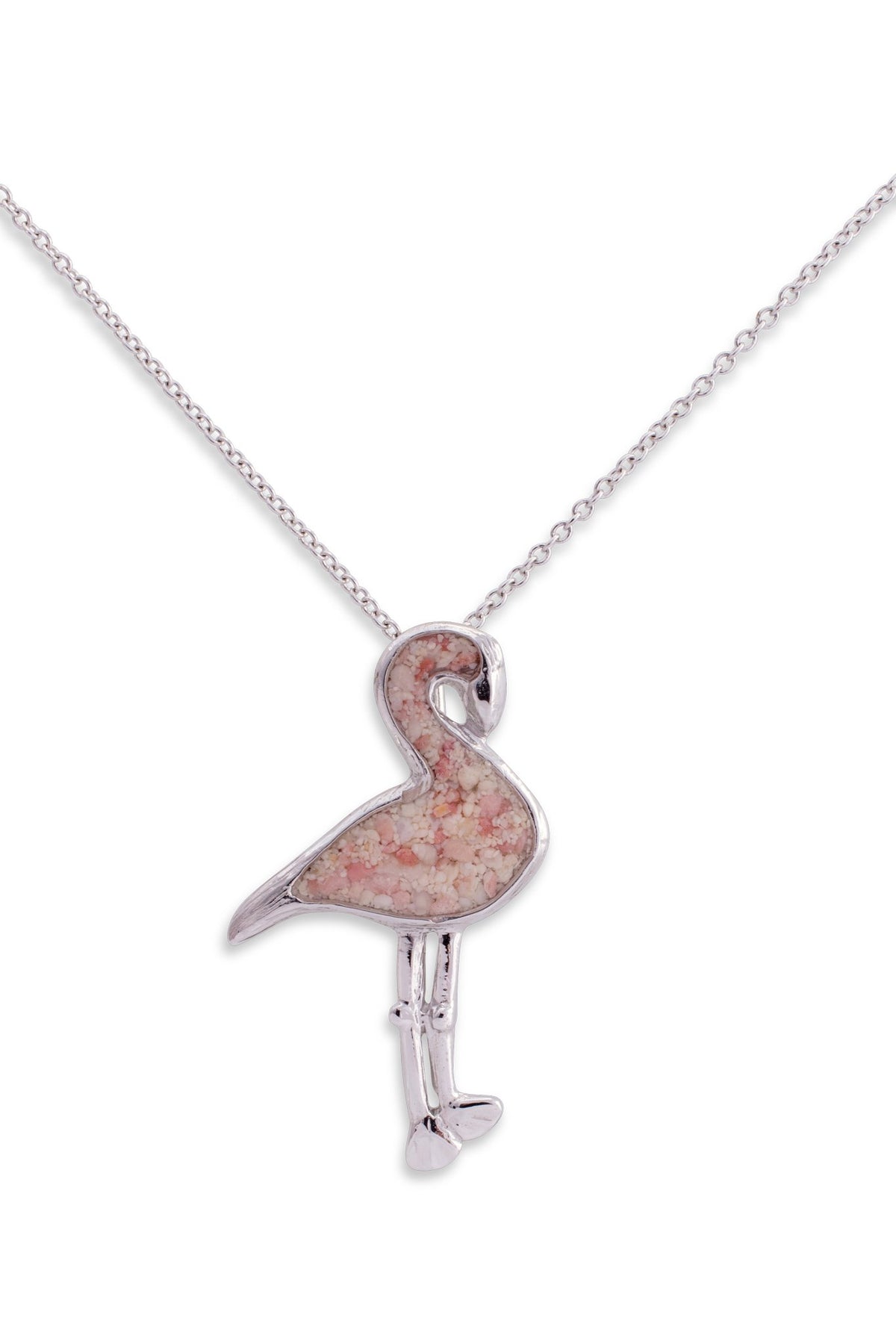 Friends ~ Flamingo Pendant in Gold - Alexandra Mosher Studio Jewellery Bermuda Fine