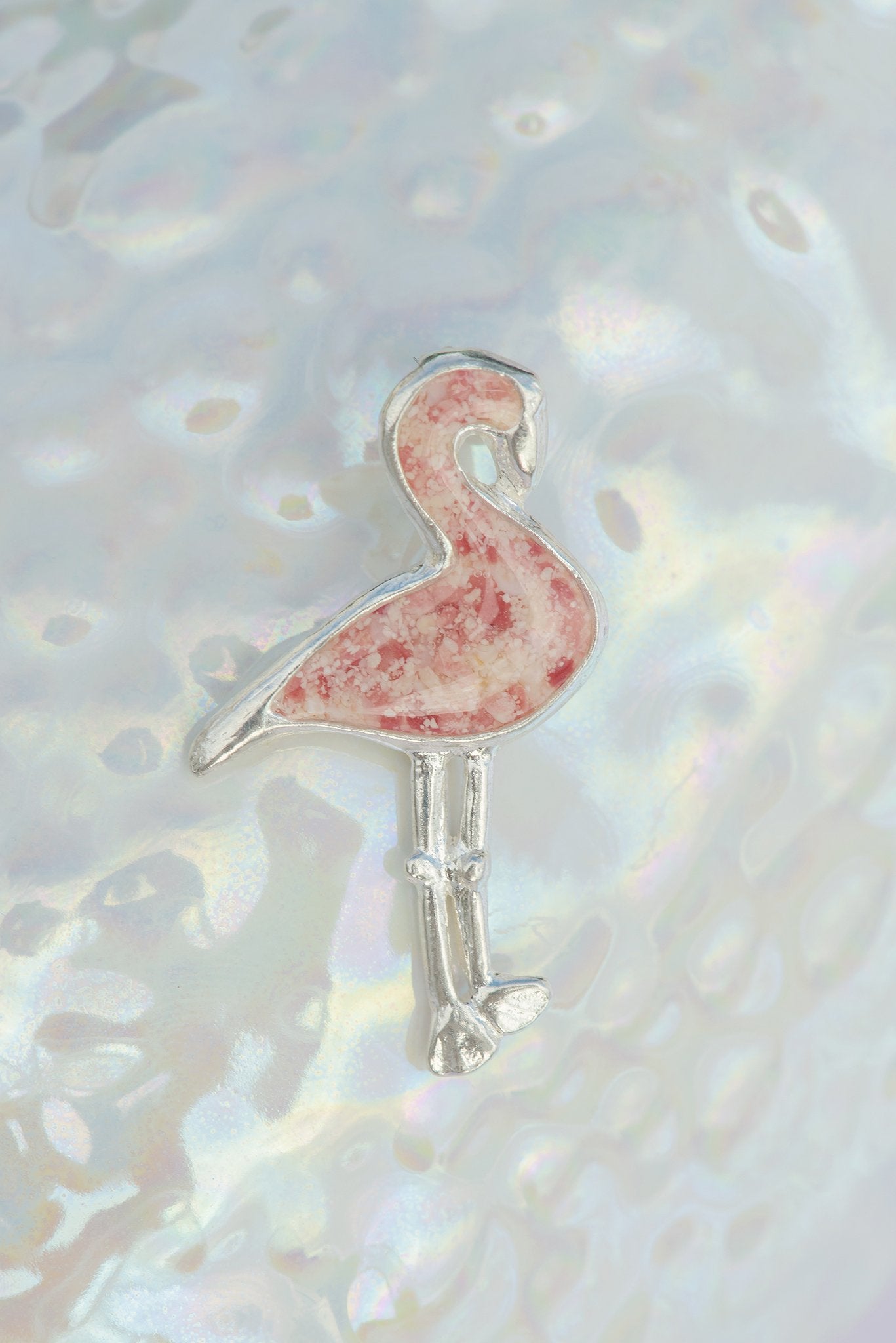Friends ~ Flamingo Pendant - Alexandra Mosher Studio Jewellery Bermuda Fine