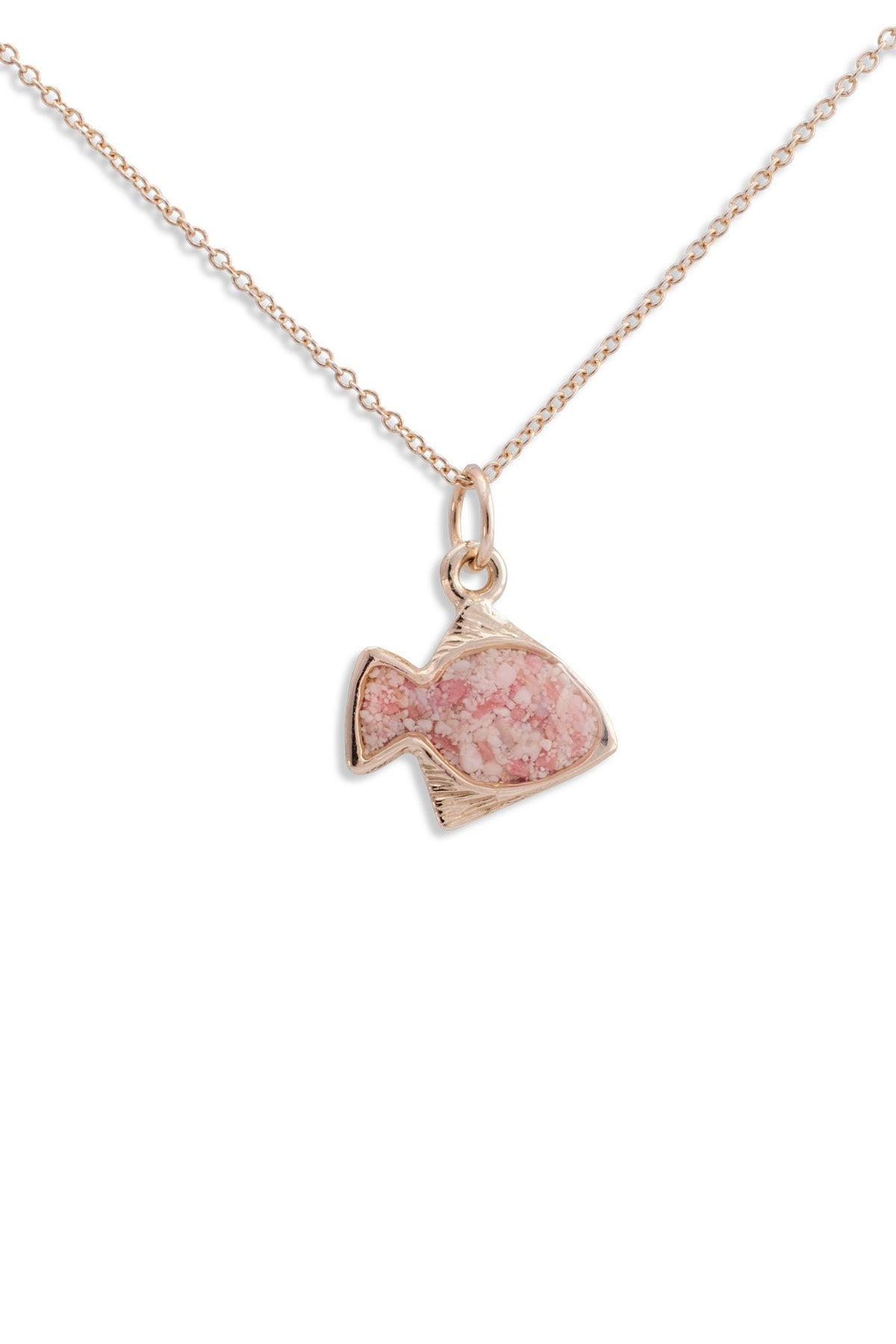 Friends ~ Angel Fish Pendant in Gold - Alexandra Mosher Studio Jewellery Bermuda Fine