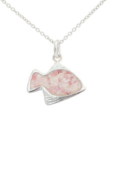 Friends ~ Angelfish Pendant - Alexandra Mosher Studio Jewellery Bermuda Fine