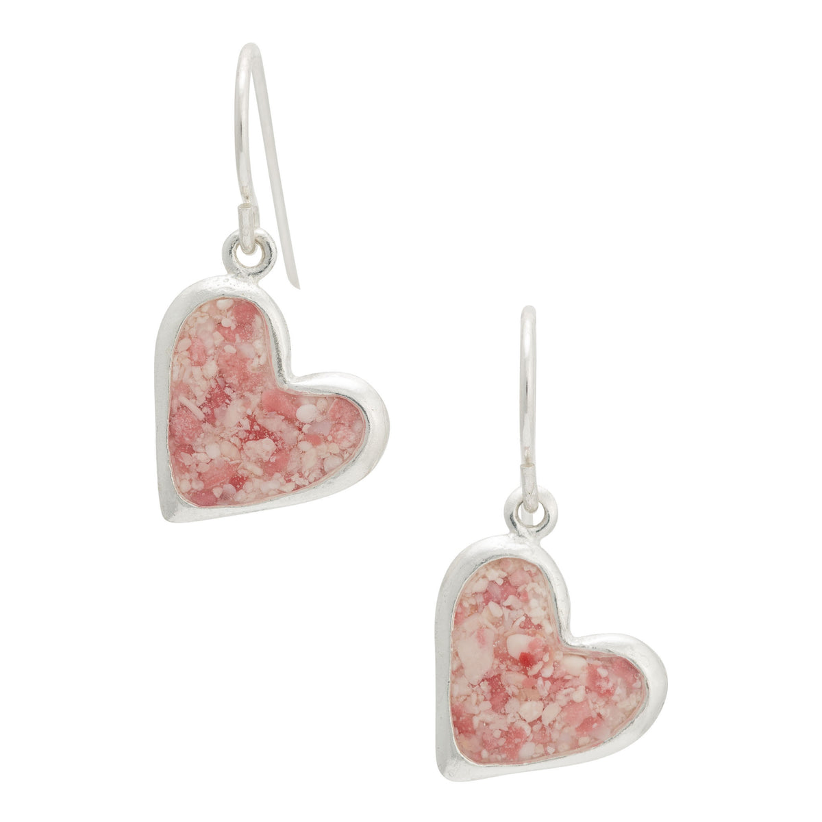 Splash ~ Heart (Juliet) Dangle Earrings - Alexandra Mosher Studio Jewellery Bermuda Fine