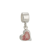 Splash ~ Heart (Small) Charm - Alexandra Mosher Studio Jewellery Bermuda Fine