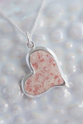 Splash ~ Heart (Squiffy) Pendant - Alexandra Mosher Studio Jewellery Bermuda Fine