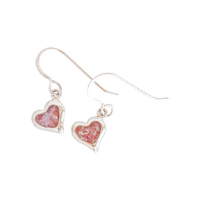 Splash ~ Heart (Small) Dangle Earrings in Gold - Alexandra Mosher Studio Jewellery Bermuda Fine