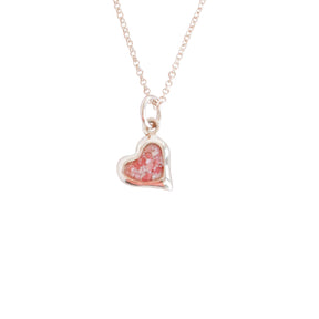 Splash ~ Heart (Small) Pendant in Gold - Alexandra Mosher Studio Jewellery Bermuda Fine