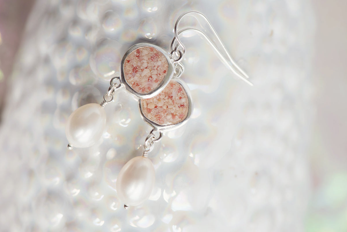 Princess ~ Isabella Large Earrings - Alexandra Mosher Studio Jewellery Bermuda Fine