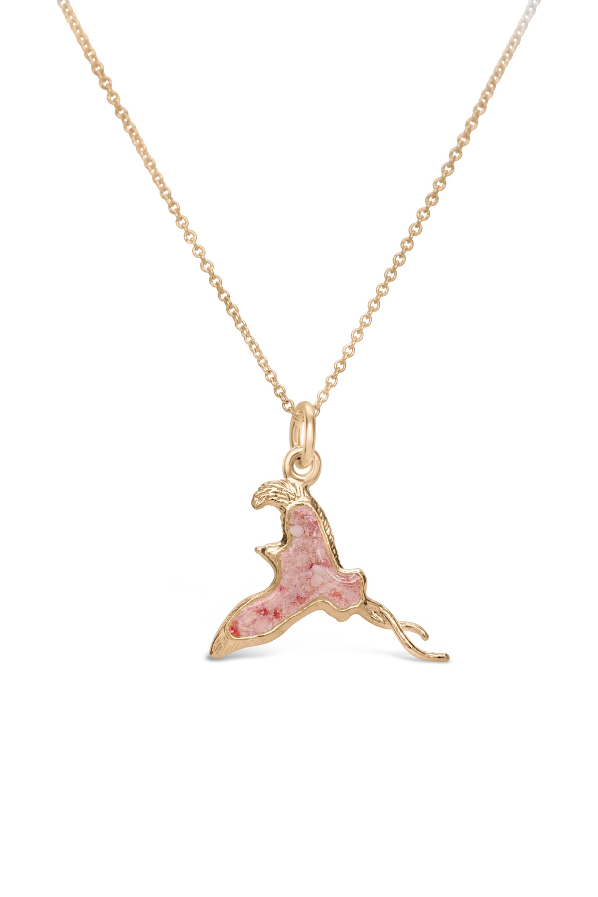 Longtail ~ Small Pendant in Gold