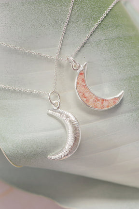Icons ~ Moon (Large) Pendant - Alexandra Mosher Studio Jewellery Bermuda Fine