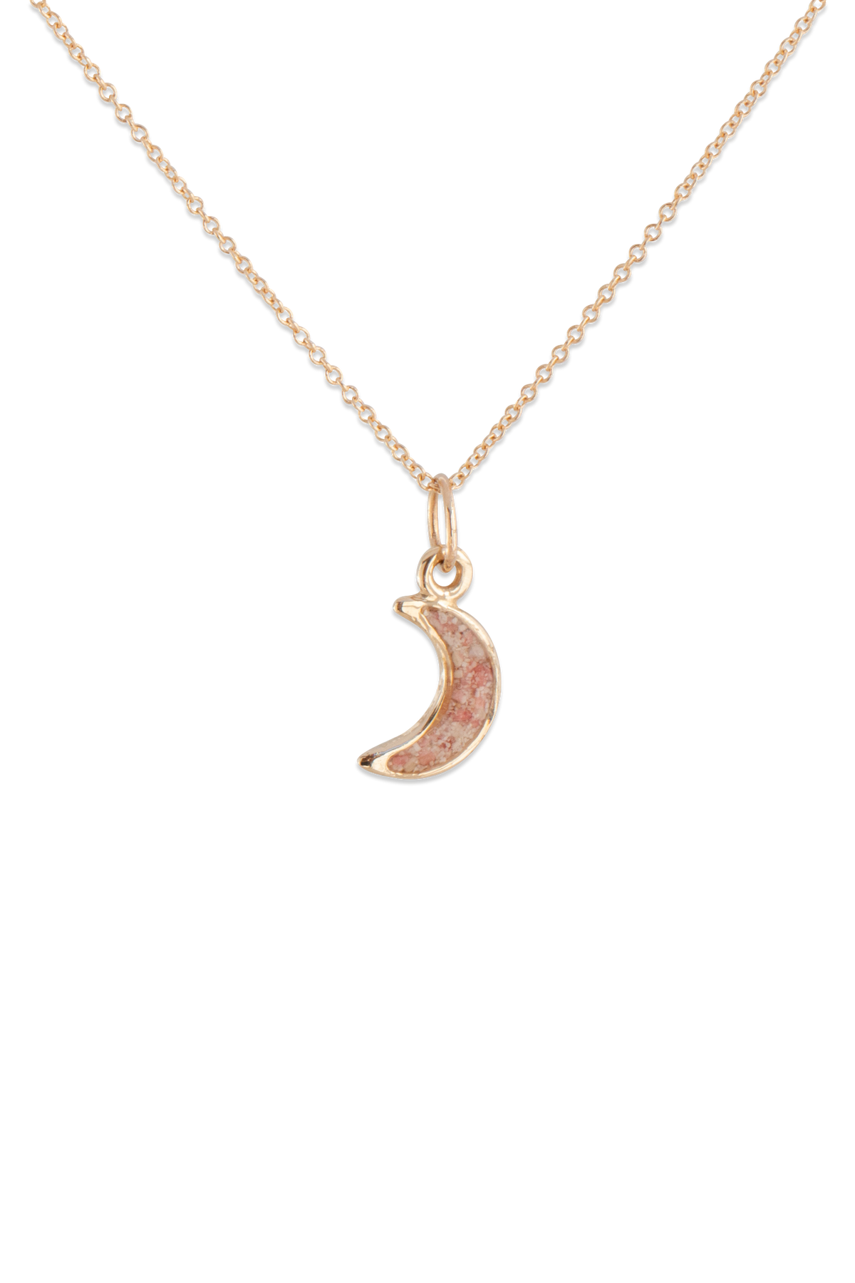 Icons ~ Moon (Small) Pendant in Gold - Alexandra Mosher Studio Jewellery Bermuda Fine