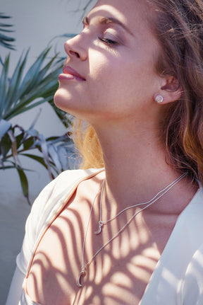 Splash ~ Circle (Medium) Stud Earrings - Alexandra Mosher Studio Jewellery Bermuda Fine