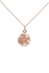 Friends ~ Sand Dollar (Small) Pendant in Gold - Alexandra Mosher Studio Jewellery Bermuda Fine