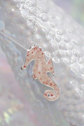 Friends ~ Seahorse (Large) Pendant - Alexandra Mosher Studio Jewellery Bermuda Fine