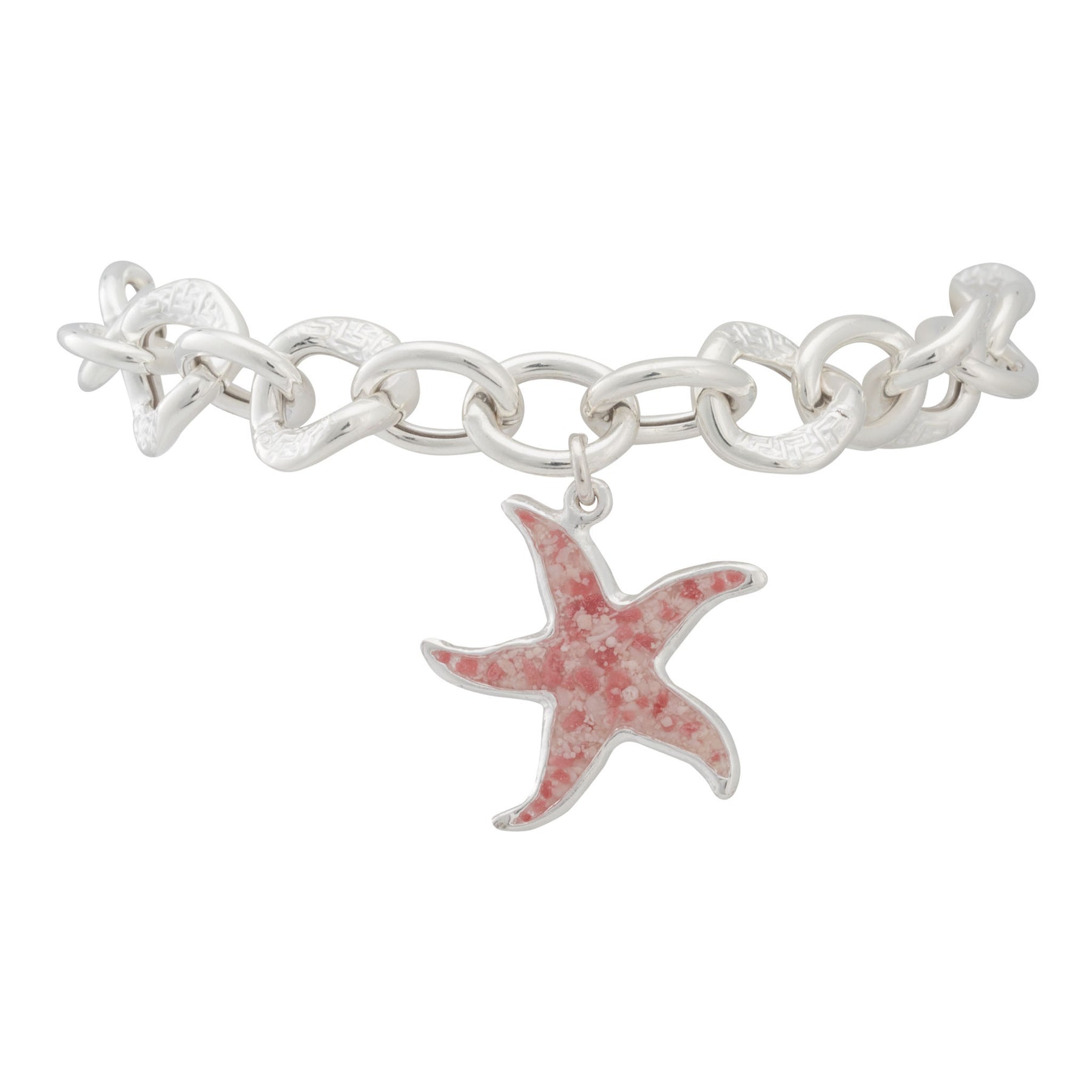 Friends ~ Starfish (Large) Chunky Chain Bracelet - Alexandra Mosher Studio Jewellery Bermuda Fine