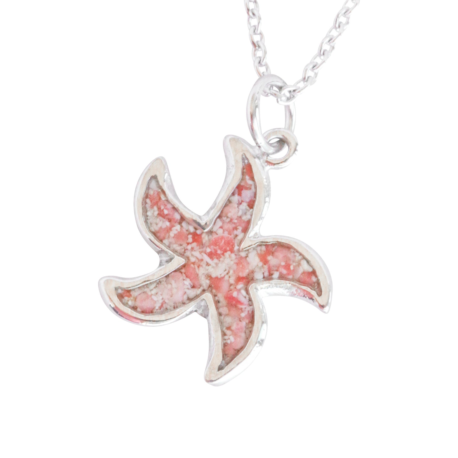 0.55 Carat Natural Diamond Starfish Necklace Pendant 14K White Gold 18''  chain | eBay