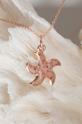 Friends ~ Starfish (Medium) Pendant in Gold - Alexandra Mosher Studio Jewellery Bermuda Fine