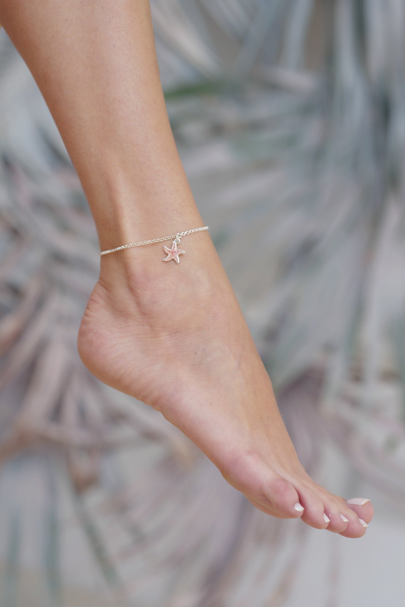 Friends ~ Starfish (Small) Anklet - Alexandra Mosher Studio Jewellery Bermuda Fine