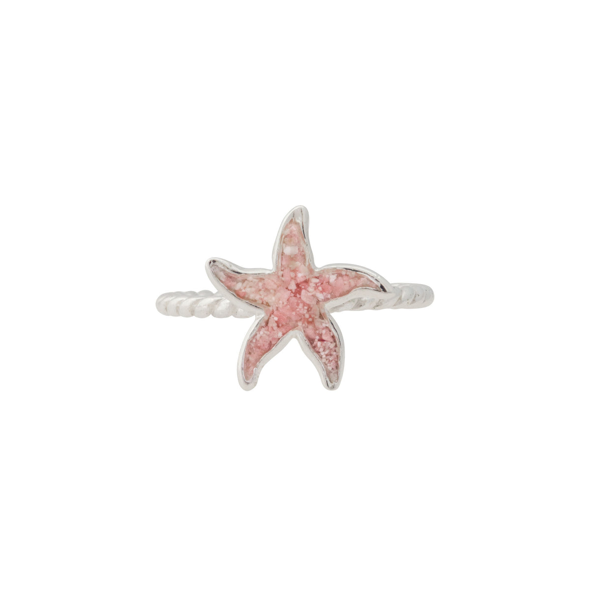 Friends ~ Small Starfish Braided Band Ring - Alexandra Mosher Studio Jewellery Bermuda Fine