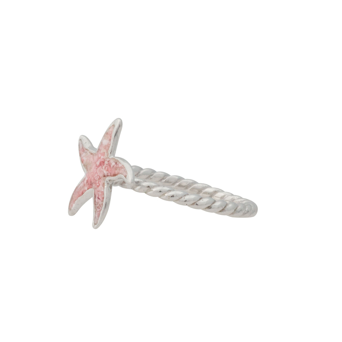 Friends ~ Small Starfish Braided Band Ring - Alexandra Mosher Studio Jewellery Bermuda Fine