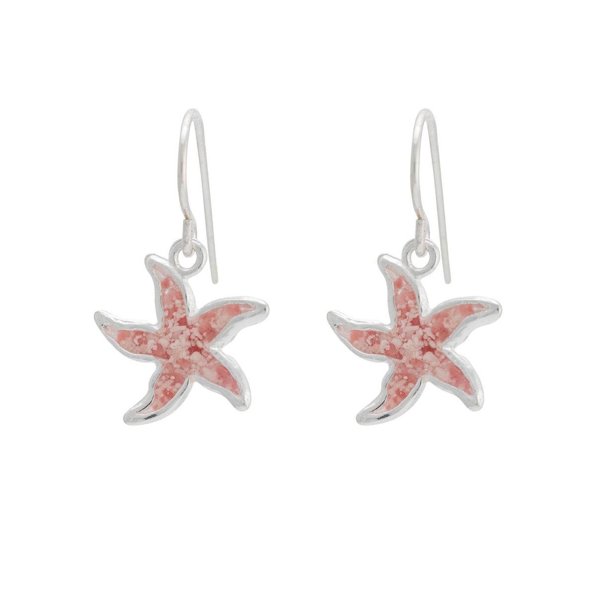 Friends ~ Starfish (Small) Dangle Earrings - Alexandra Mosher Studio Jewellery Bermuda Fine
