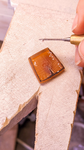 Icons ~ Bermuda Shorts Pendant in Gold - Alexandra Mosher Studio Jewellery