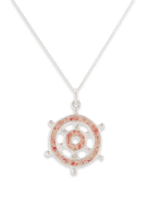 Nautical ~ Sea Venture (Ship's Wheel) Pendant - Alexandra Mosher Studio Jewellery Bermuda Fine