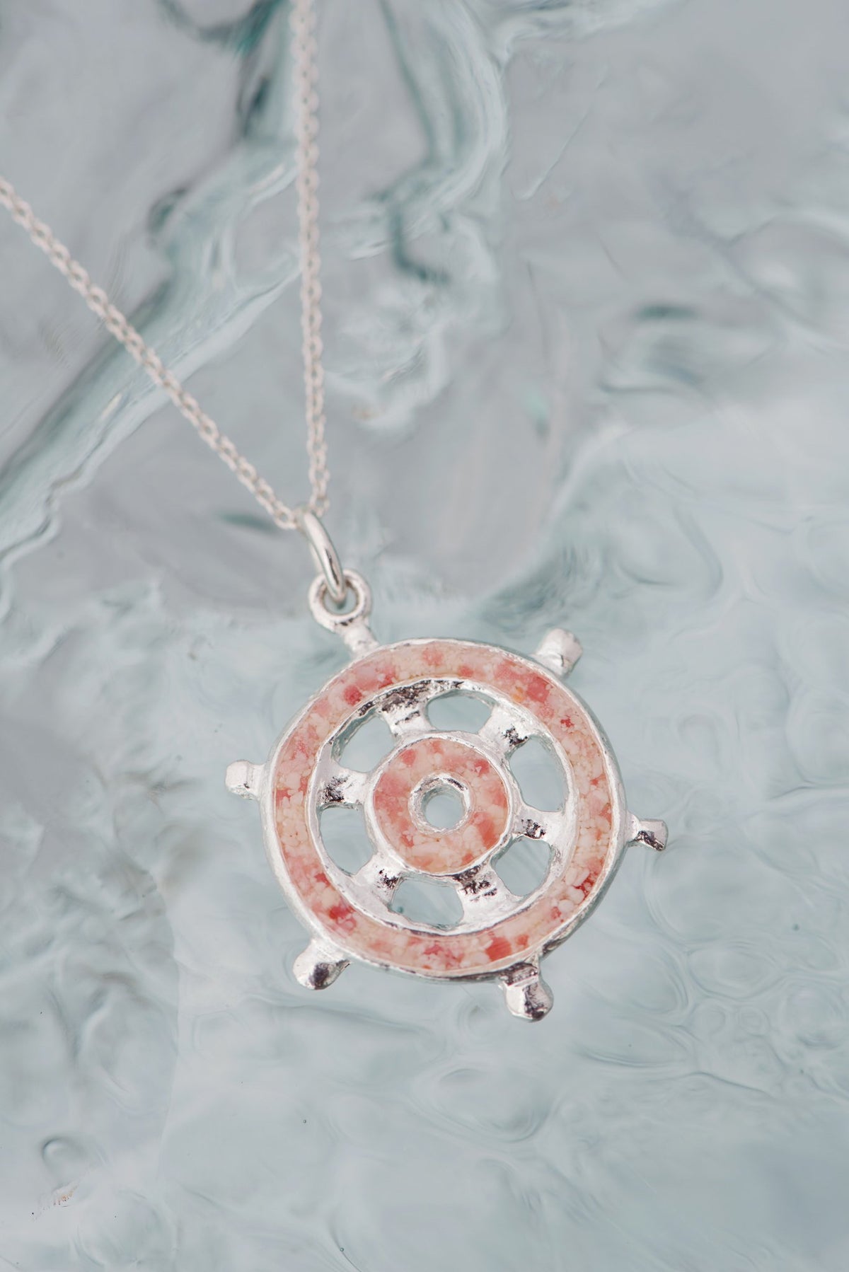 Nautical ~ Sea Venture (Ship's Wheel) Pendant - Alexandra Mosher Studio Jewellery Bermuda Fine