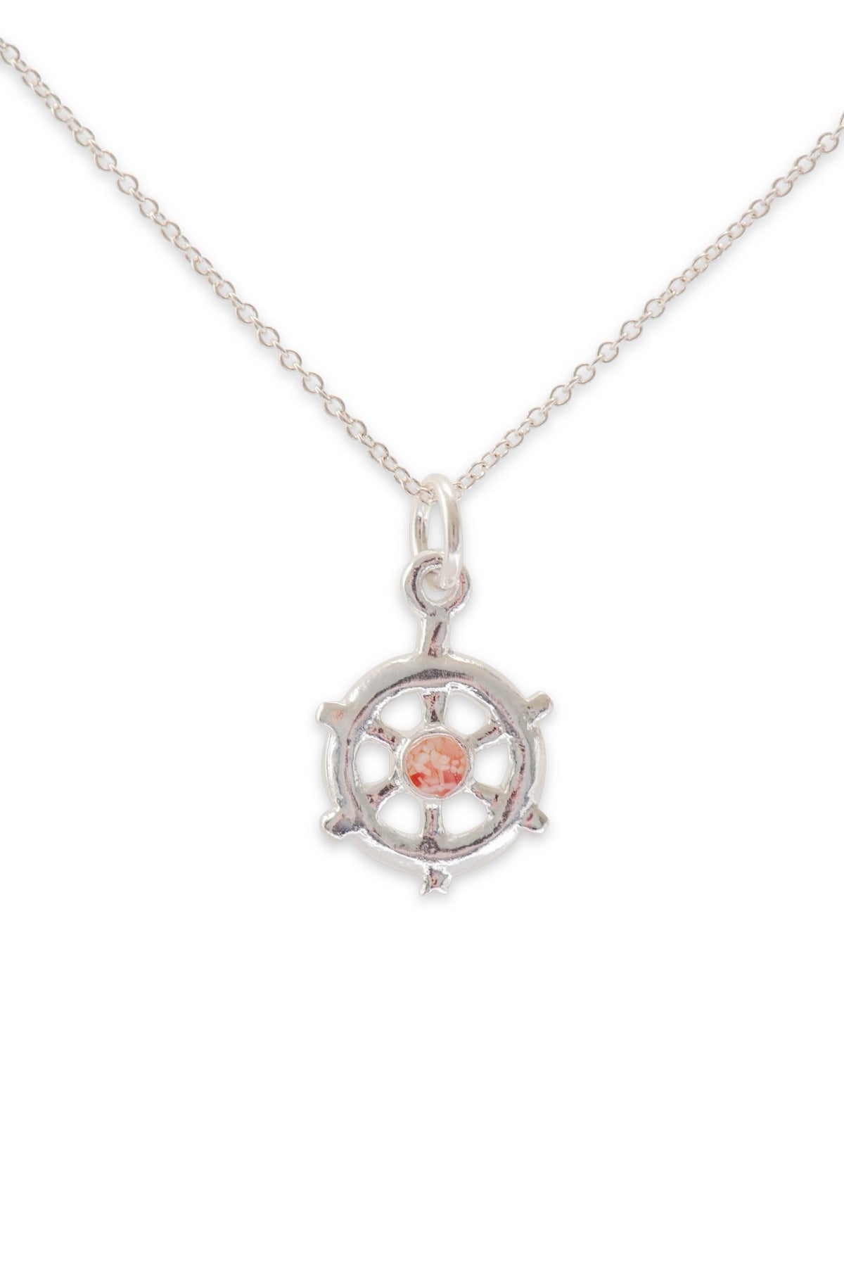 Nautical ~ Sea Venture (Ship's Wheel - Small) Pendant - Alexandra Mosher Studio Jewellery Bermuda Fine