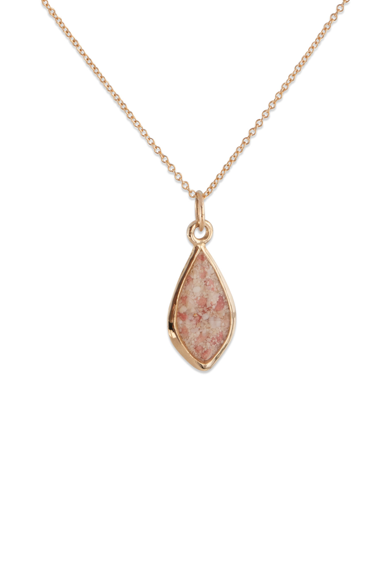 Splash ~ Teardrop (Large) Pendant in Gold - Alexandra Mosher Studio Jewellery Bermuda Fine