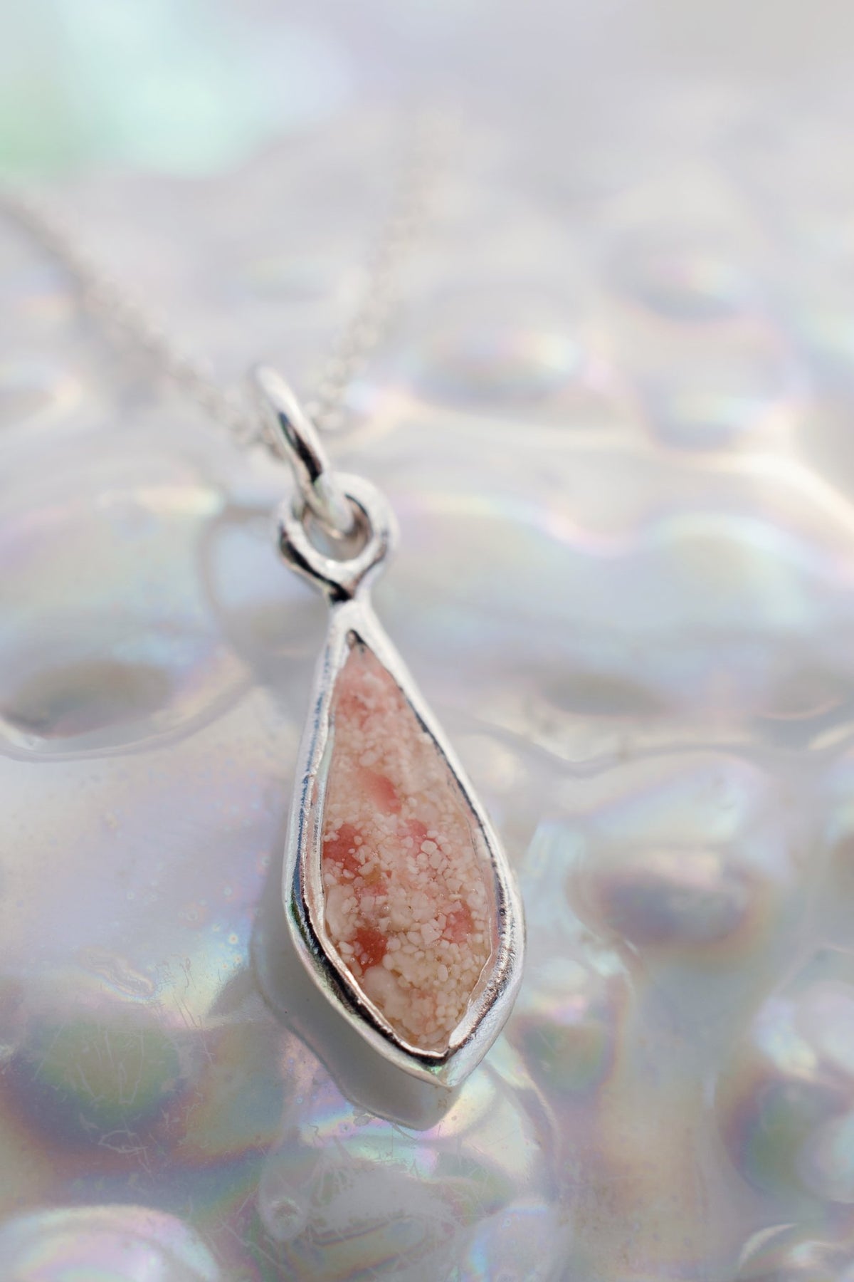 Splash ~ Teardrop (Small) Pendant - Alexandra Mosher Studio Jewellery Bermuda Fine