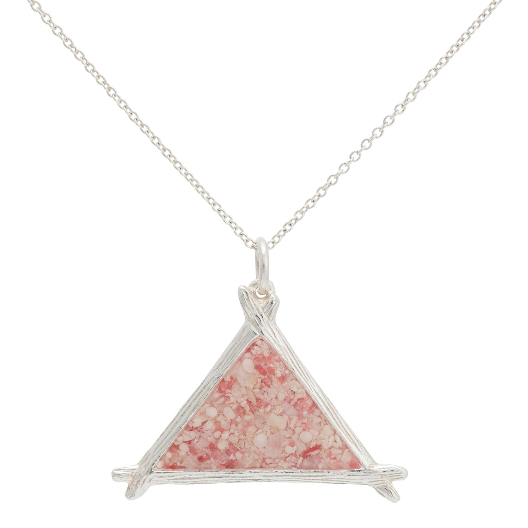 Splash ~ Triangle (Large) Pendant - Alexandra Mosher Studio Jewellery Bermuda Fine