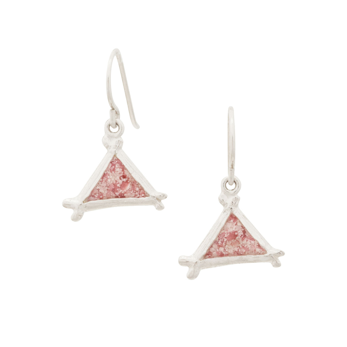 Splash ~ Triangle (Small) Dangle Earrings - Alexandra Mosher Studio Jewellery Bermuda Fine