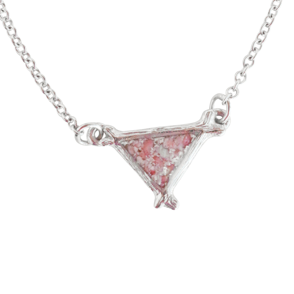 Splash ~ Triangle (Small) Inline Necklace in Gold - Alexandra Mosher Studio Jewellery Bermuda Fine