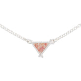 Splash ~ Triangle (Small) Inline Necklace - Alexandra Mosher Studio Jewellery Bermuda Fine