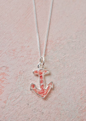 Nautical ~ Anchor (Small) Pendant - Alexandra Mosher Studio Jewellery Bermuda Fine