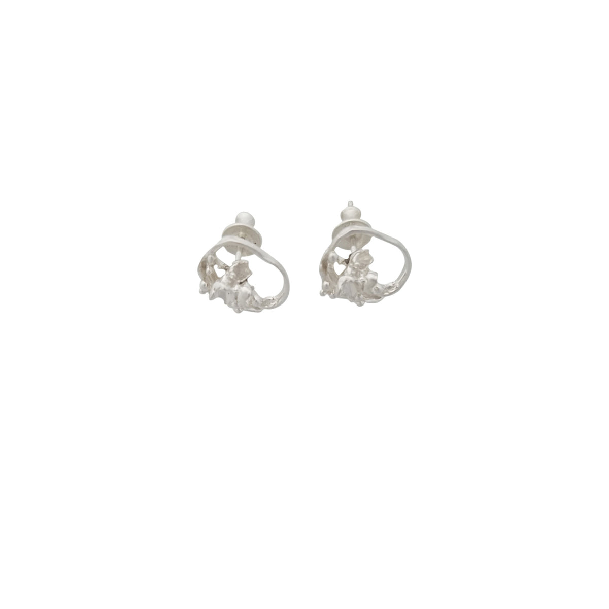 Under the Sea ~ Barnacle Wreath (Small) Stud Earrings - Alexandra Mosher Studio Jewellery Bermuda Fine