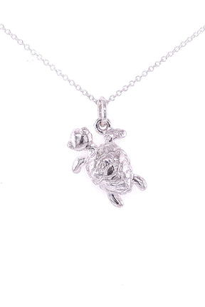 Friends ~ Turtle (Small) Pendant - Alexandra Mosher Studio Jewellery Bermuda Fine